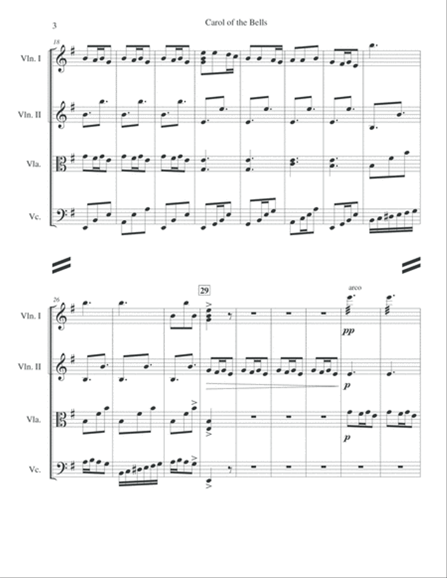 A String Quartet Christmas String Quartet scores gallery preview page 5