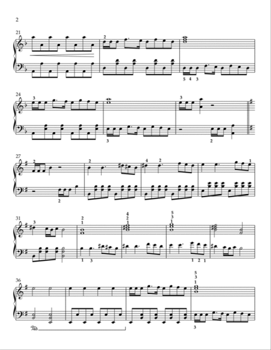 Hava Nagila Piano Method scores gallery preview page 2