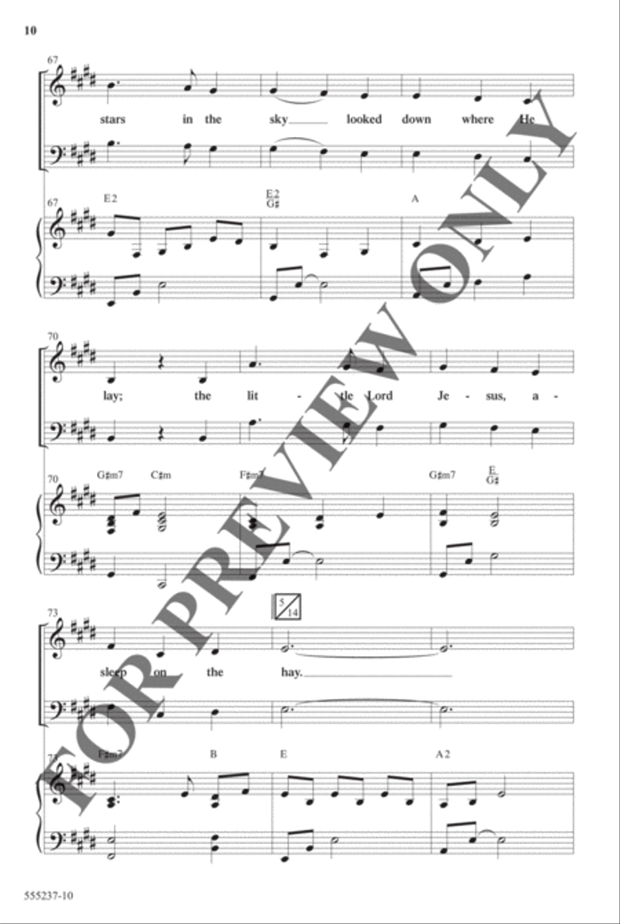Christmas Eve Medley - Anthem Christmas Eve Medley - Anthem Choir scores gallery preview page 9
