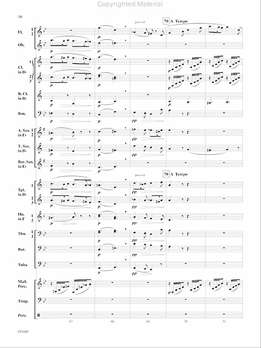 Sicilienne Sicilienne Concert Band scores gallery preview page 17