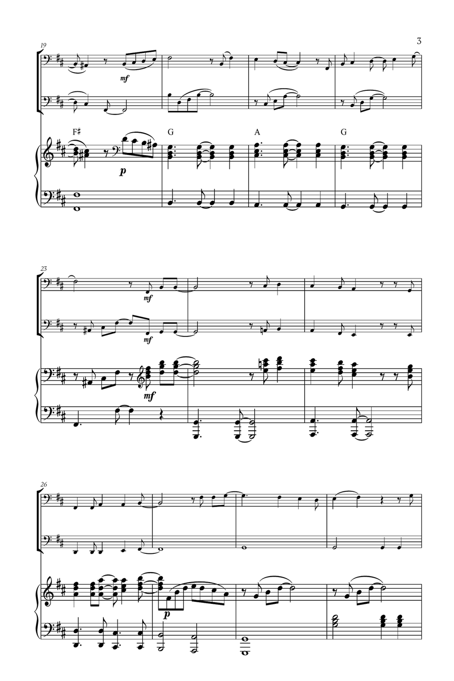 Mary, Did You Know? String Duet scores gallery preview page 3
