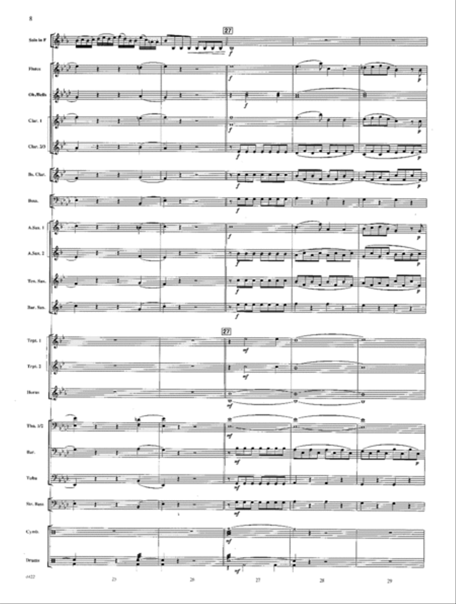 Romanza Concert Band scores gallery preview page 7