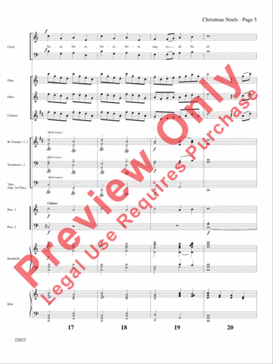 Christmas Noels Choir scores gallery preview page 6