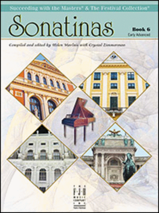 Book cover for Sonatinas, Book 6