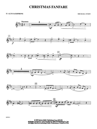 Christmas Fanfare: E-flat Alto Saxophone