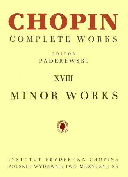 Chopin Complete Works Volume 18