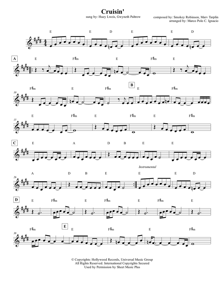 Cruisin' Piano scores gallery preview page 1