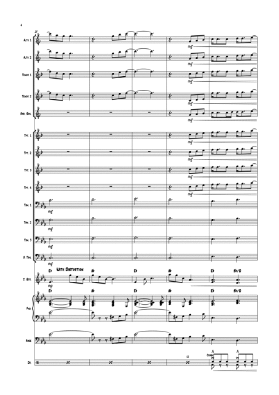 We Are The Champions We Are The Champions Jazz Ensemble scores gallery preview page 5