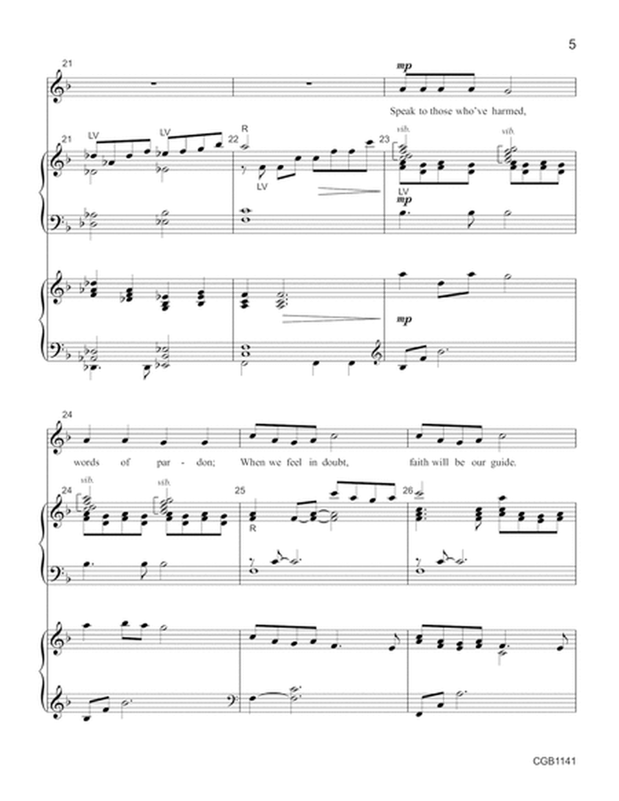 Prayer of St. Francis - Full Score image number null