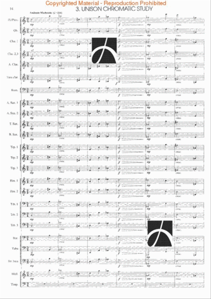 Tone Studies for Band Tone Studies for Band Concert Band scores gallery preview page 9