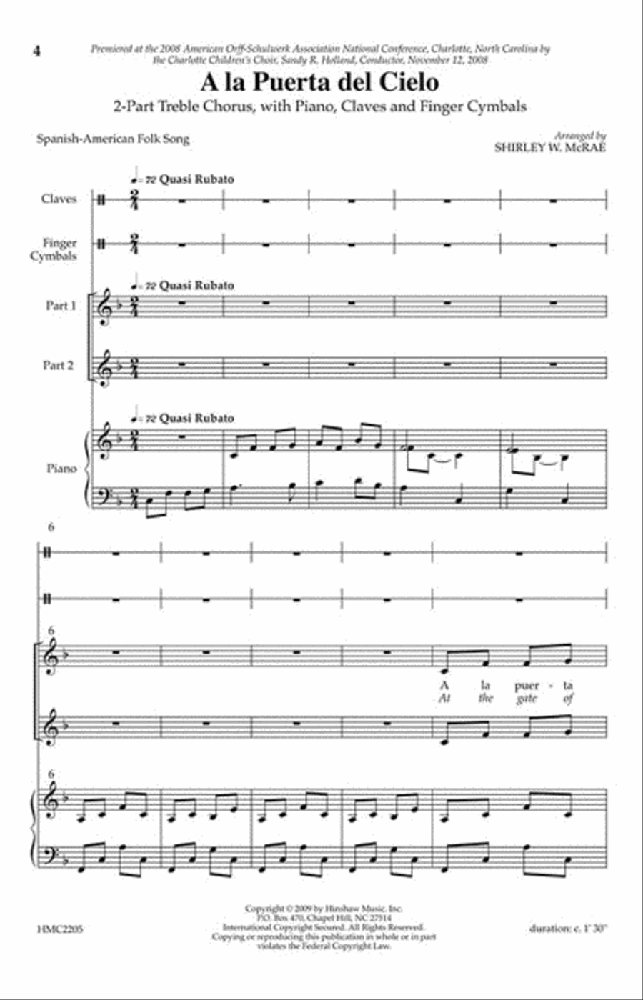A la Puerto del Cielo SA scores gallery preview page 2