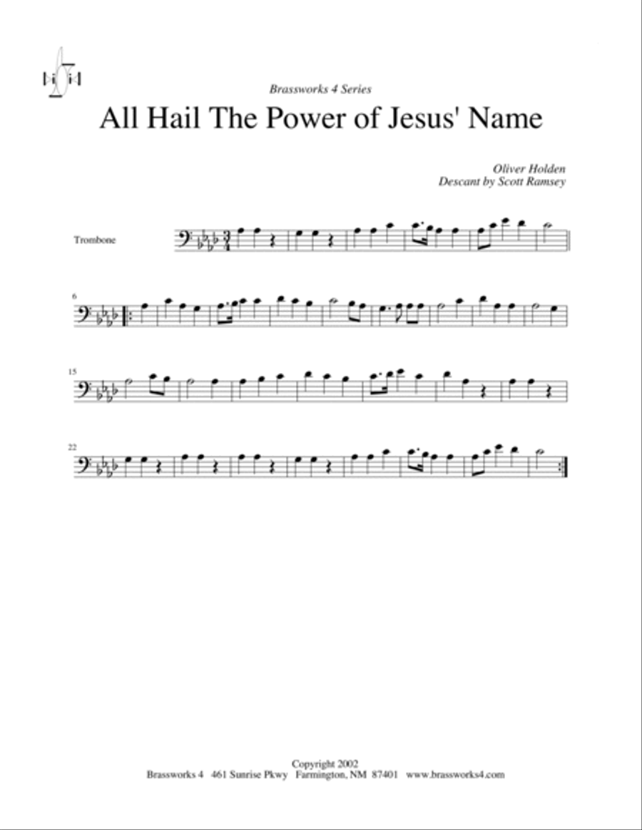 All Hail the Power Brass Quartet scores gallery preview page 5
