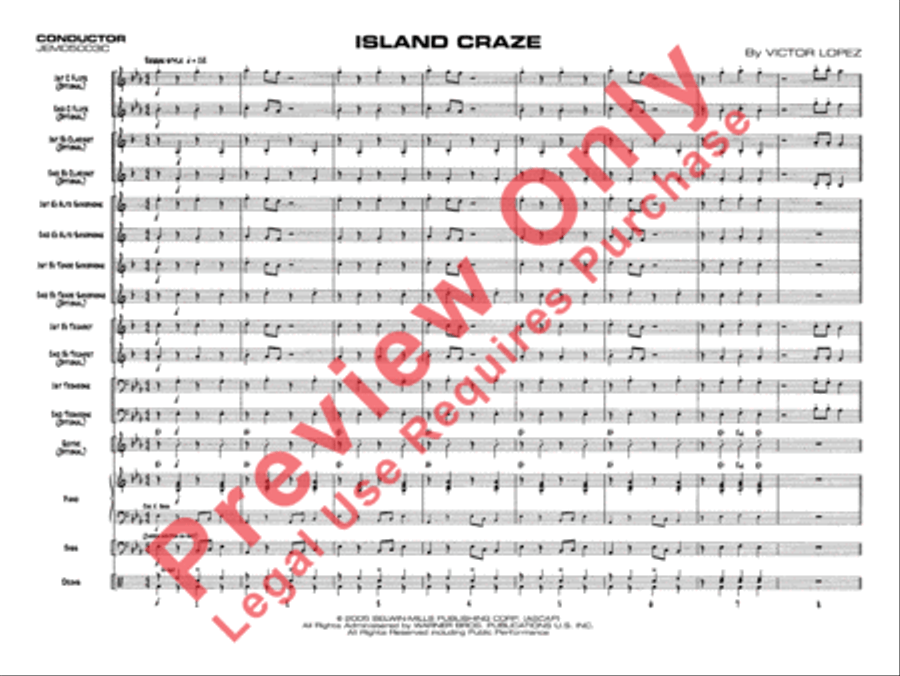 Island Craze Jazz Ensemble scores gallery preview page 4