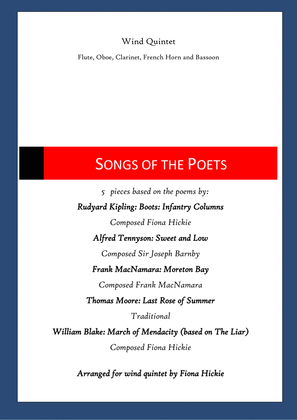 Book cover for Songs of the Poets