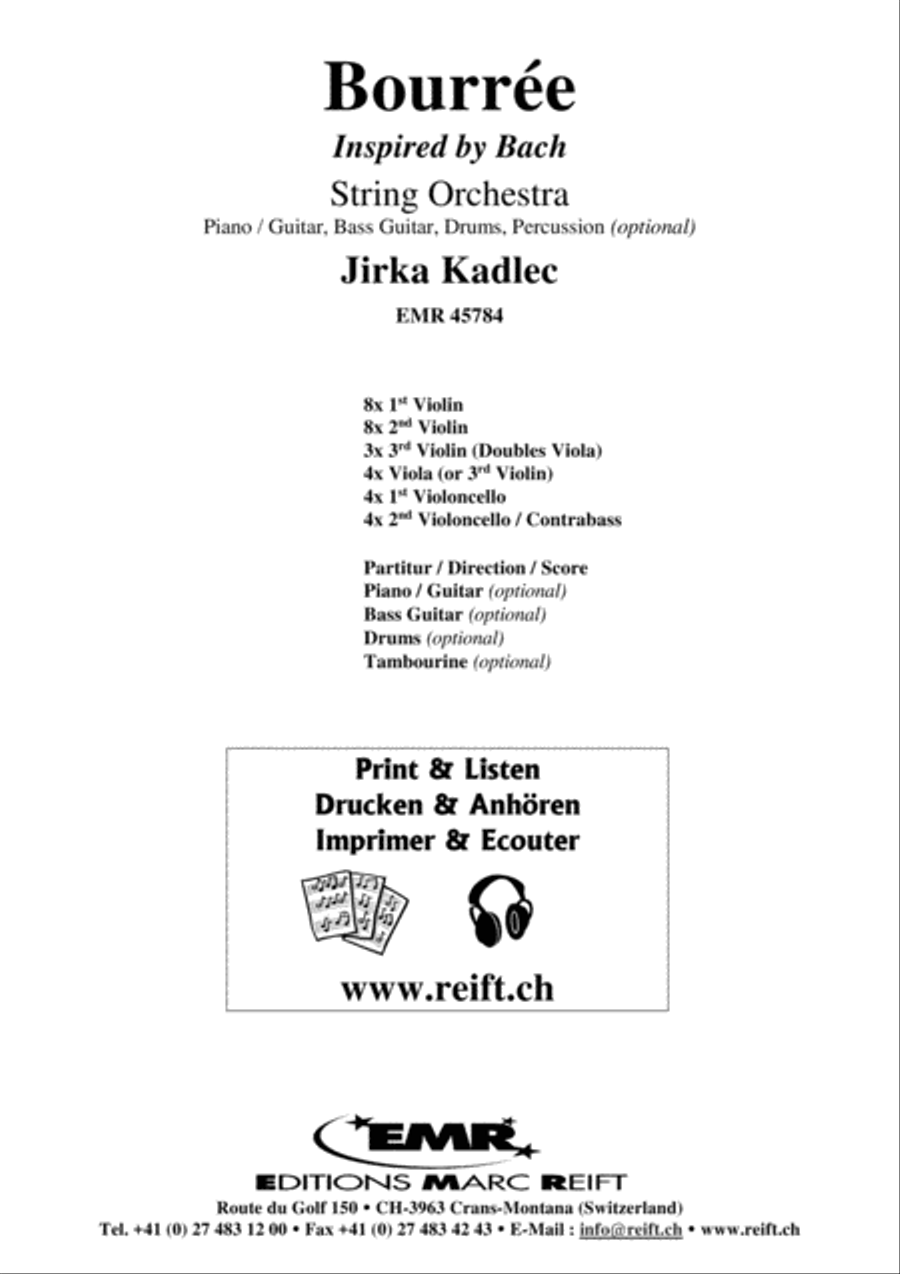 Bourree Bourree String Orchestra scores gallery preview page 2