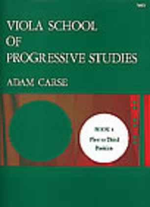 Book cover for Viola School of Progressive Studies. Book 4