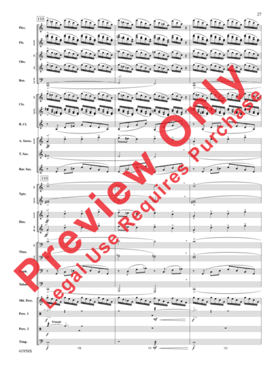 God's Country God's Country Concert Band scores gallery preview page 47