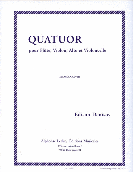 Quatuor (quartet-mixed)