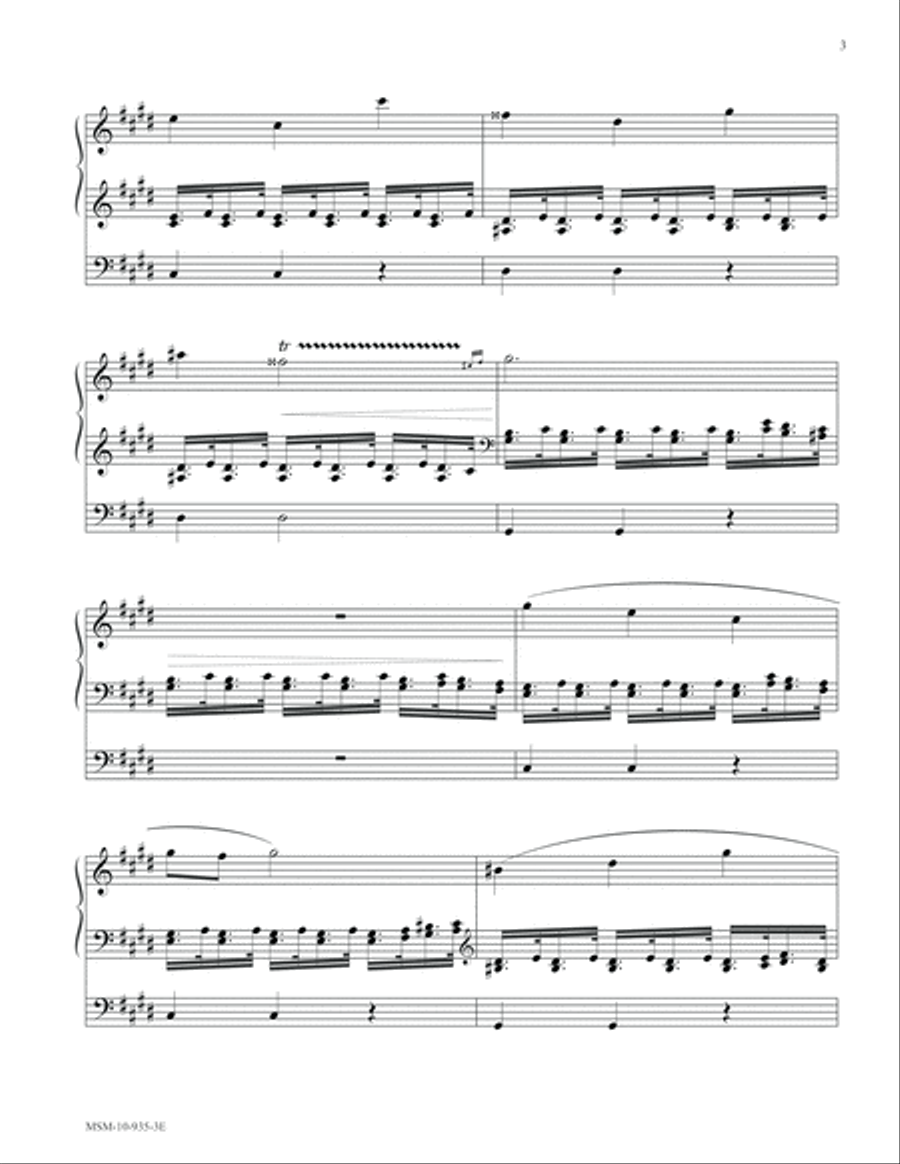 Largo from La Primavera (Spring) Organ scores gallery preview page 3