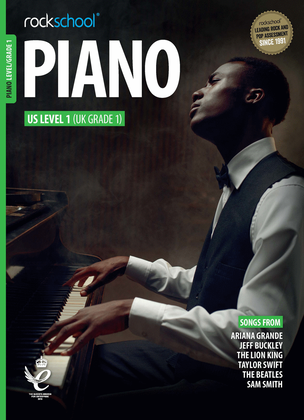Book cover for Rockschool Piano Level 1