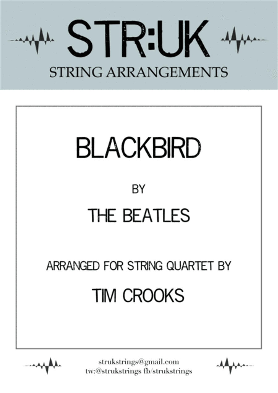 Blackbird String Quartet scores gallery preview page 1