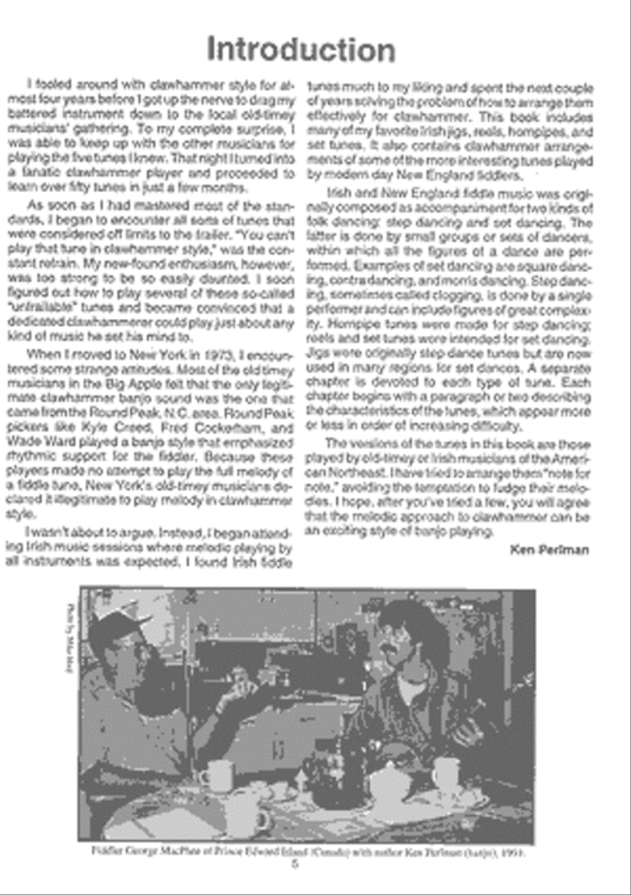 Celtic and New England Fiddle Tunes for Clawhammer Banjo Banjo scores gallery preview page 4