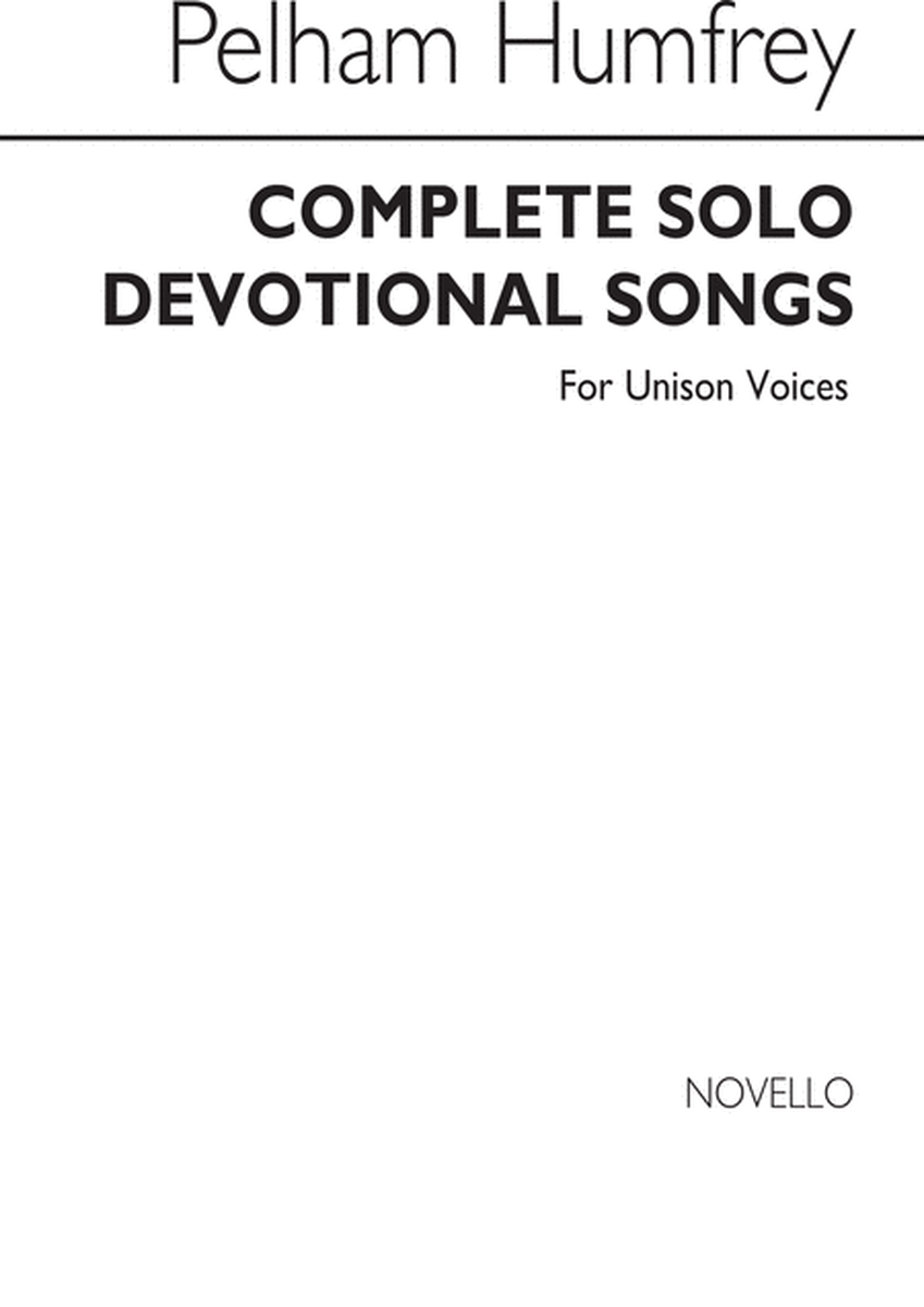 Complete Solo Devotional Songs