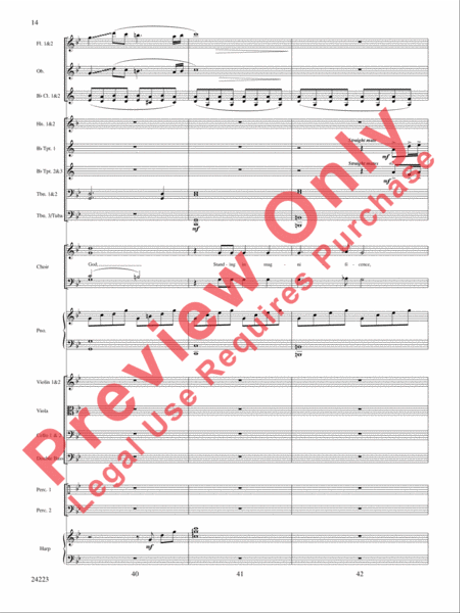Living Lord Choir scores gallery preview page 15