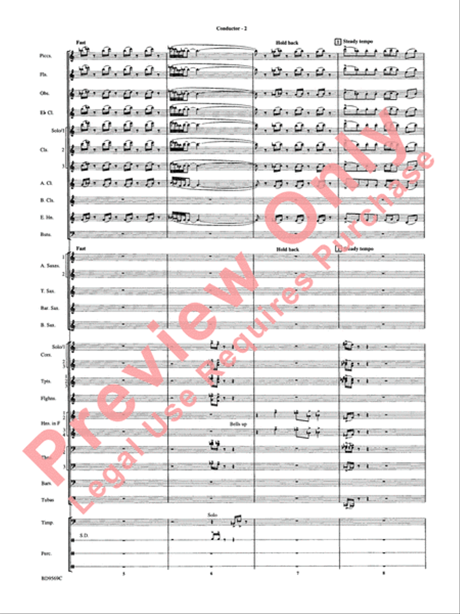 Jericho Concert Band scores gallery preview page 7