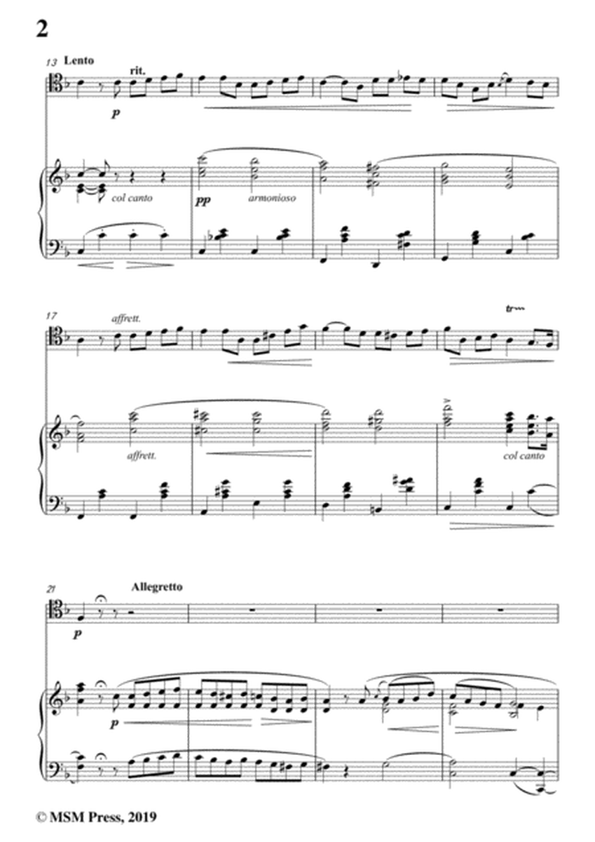Tosti-Memorie d'amor!, for Cello and Piano image number null