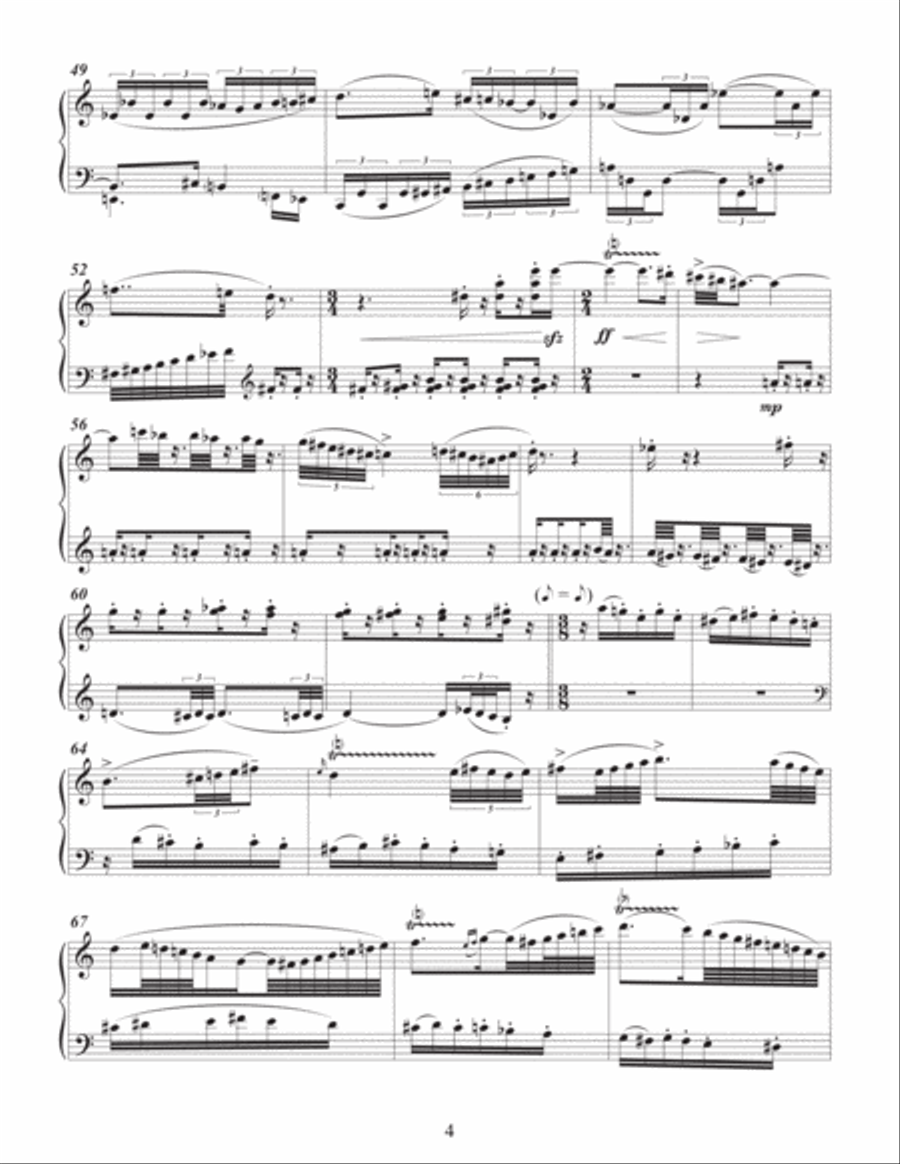 Suite for the Piano Alone Chamber Music scores gallery preview page 5