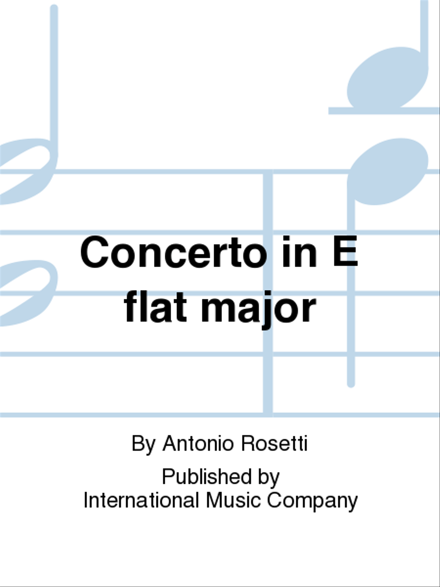 Concerto In E Flat Major (Horn In E Flat) Piano Accompaniment scores gallery preview page 1