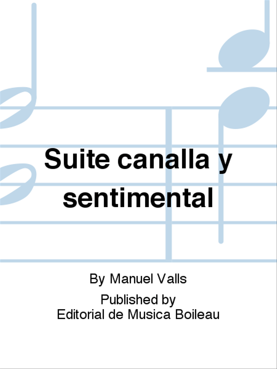 Suite canalla y sentimental Piano Duet scores gallery preview page 1