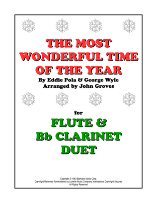 Book cover for The Most Wonderful Time Of The Year