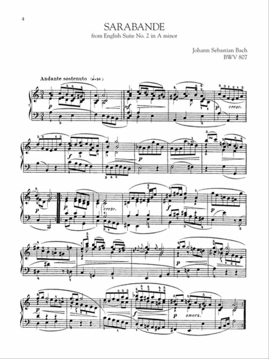 J.S. Bach: Easiest Piano Pieces