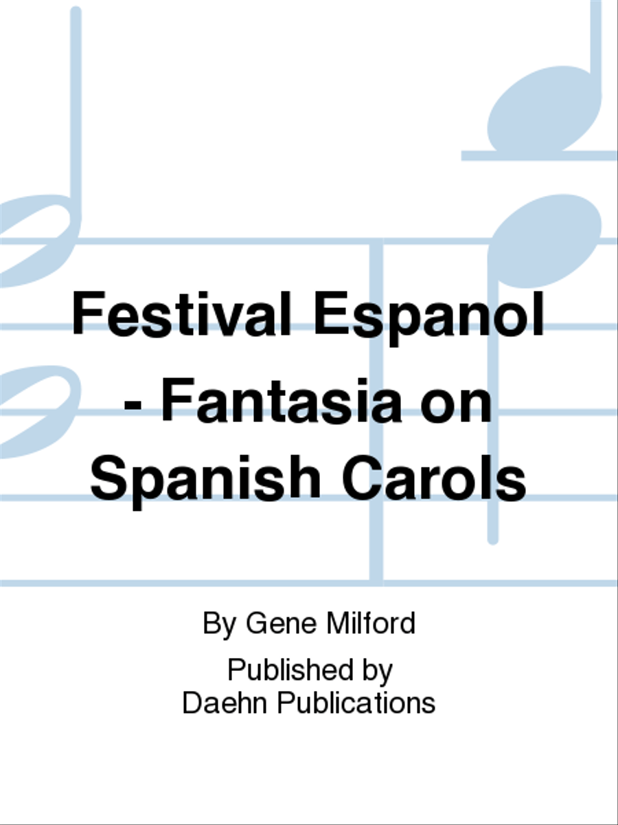 Festival Espanol - Fantasia on Spanish Carols Concert Band scores gallery preview page 1