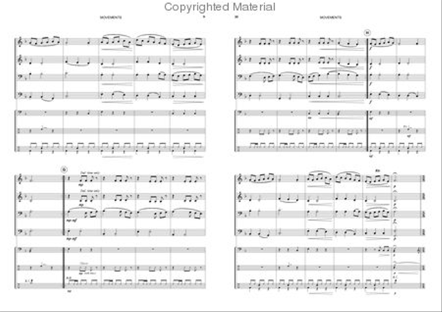 Movements Movements Concert Band scores gallery preview page 5