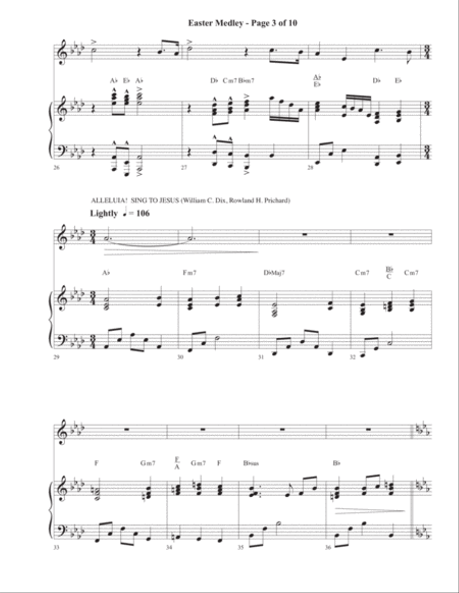 Easter Medley - Trumpet image number null