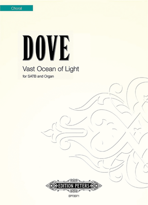Book cover for Vast Ocean of Light for SATB Choir and Organ