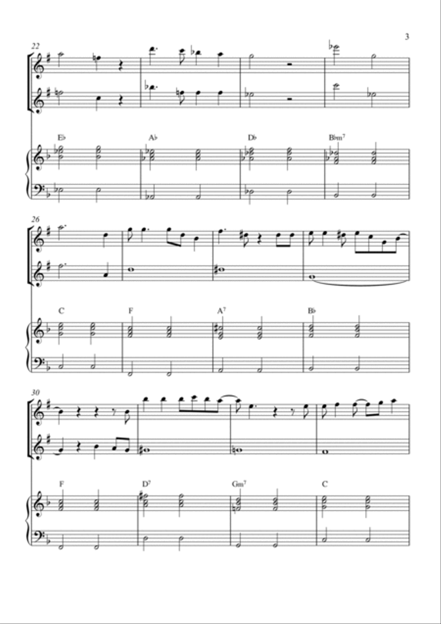 Goodbye Yellow Brick Road Clarinet Duet scores gallery preview page 3