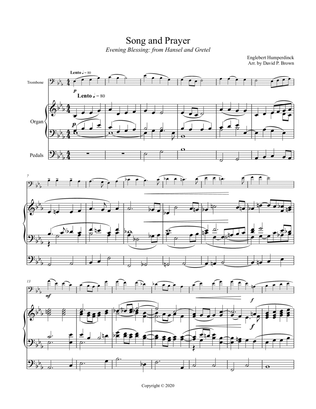 Song and Prayer (from Hansel and Gretel) for Trombone and Organ
