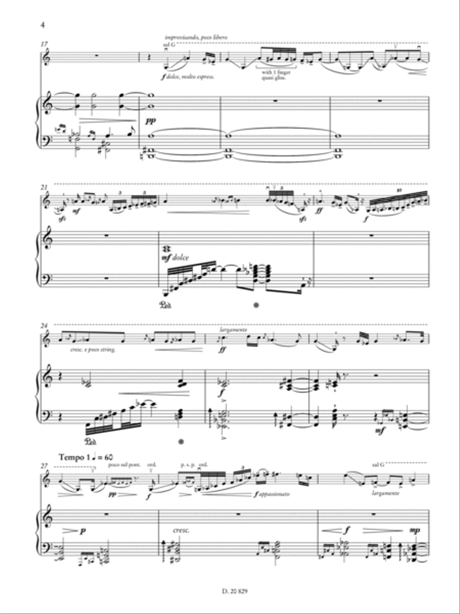 Matsushima-Fantasie op. 21 Violin Solo scores gallery preview page 3