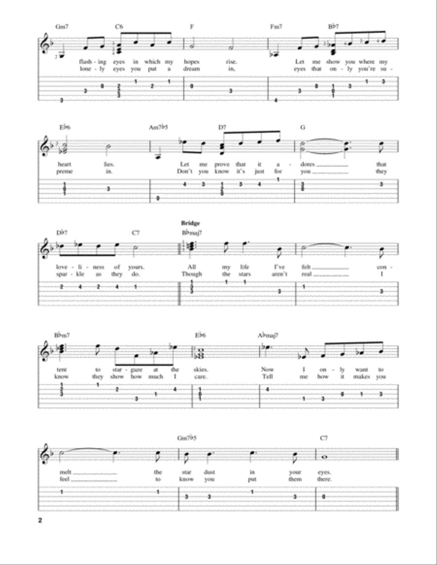 Star Eyes Electric Guitar scores gallery preview page 2