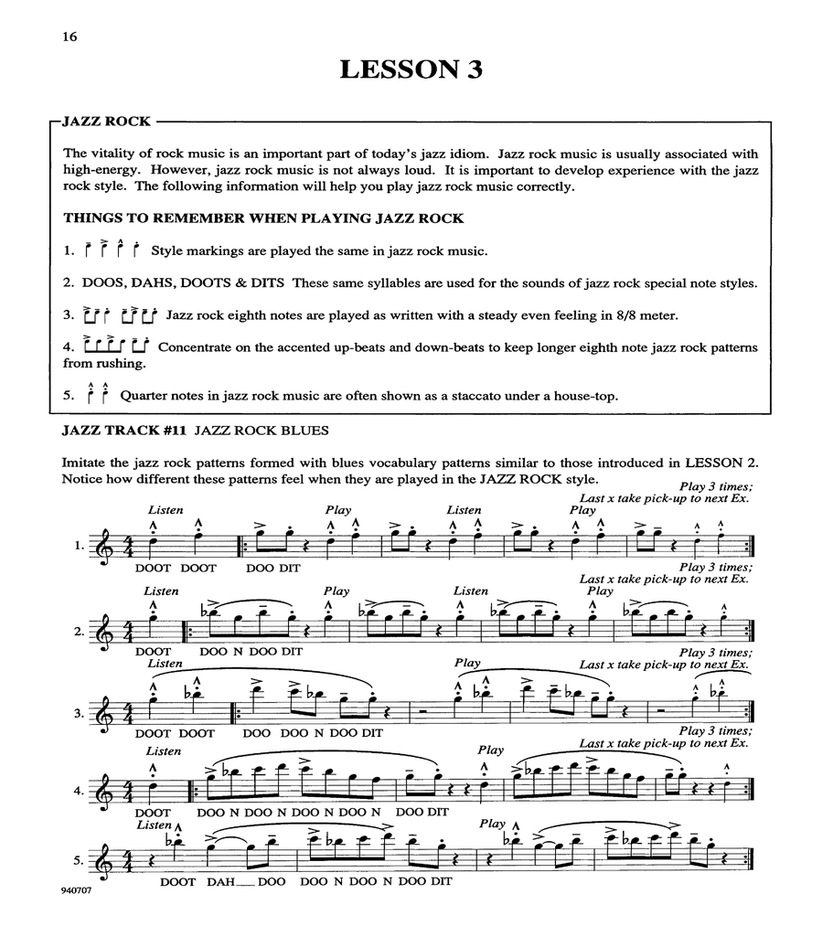 Jazz Anyone.....?, Book 1 Jazz Ensemble scores gallery preview page 3