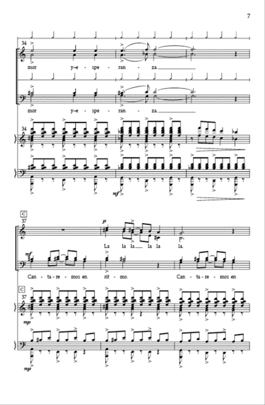 Ritmo (SATB) Ritmo (SATB) 4-Part scores gallery preview page 6