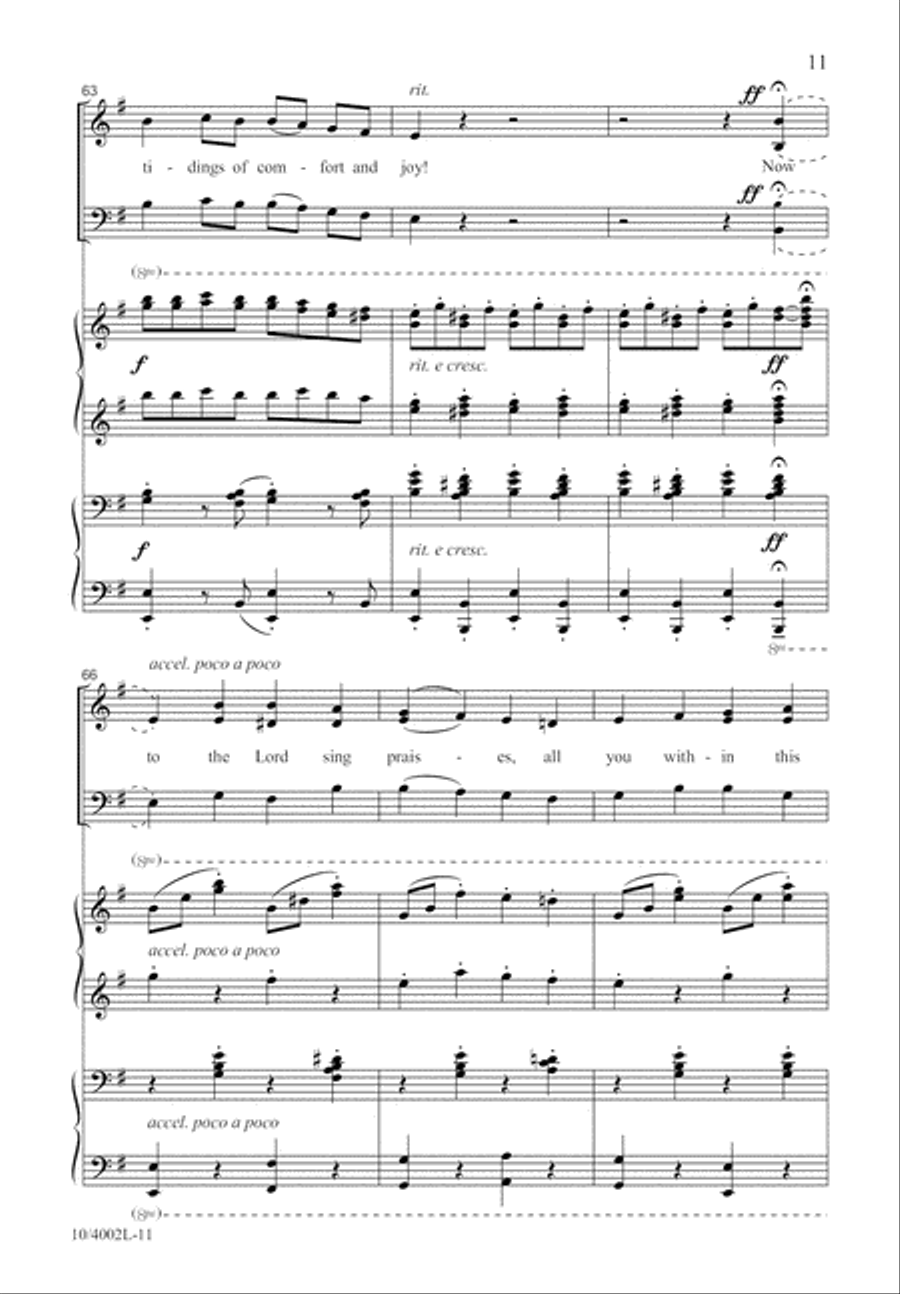 God Rest You Merry, Gentlemen 3-Part scores gallery preview page 12