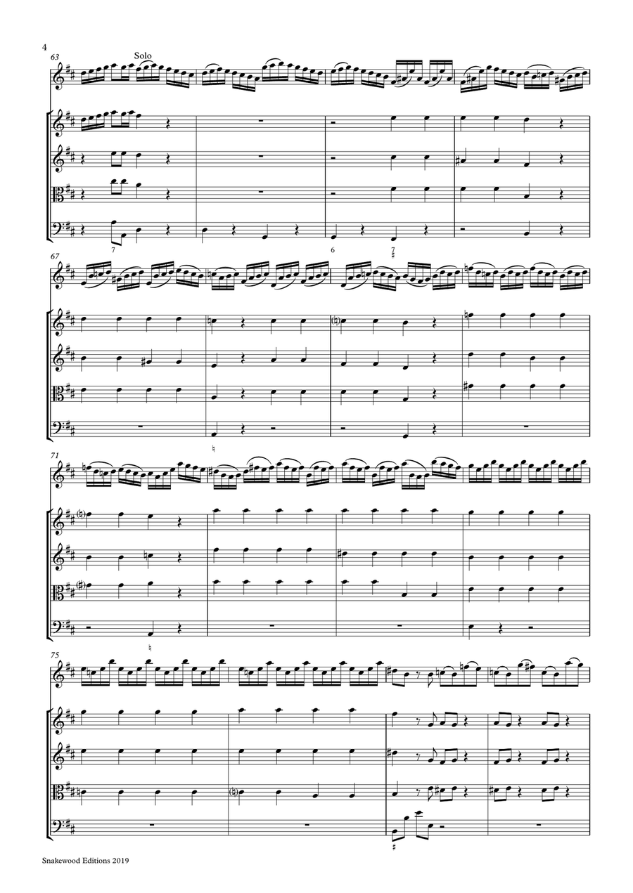 Vivaldi – Concerto in D RV 208 