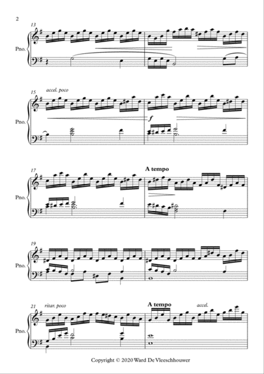 El Cóndor Pasa Piano Solo scores gallery preview page 2