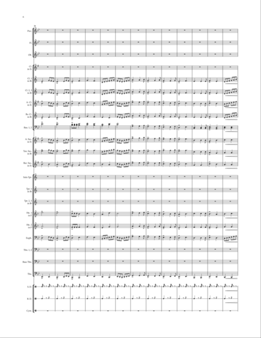 The Palatka Port March Concert Band scores gallery preview page 6