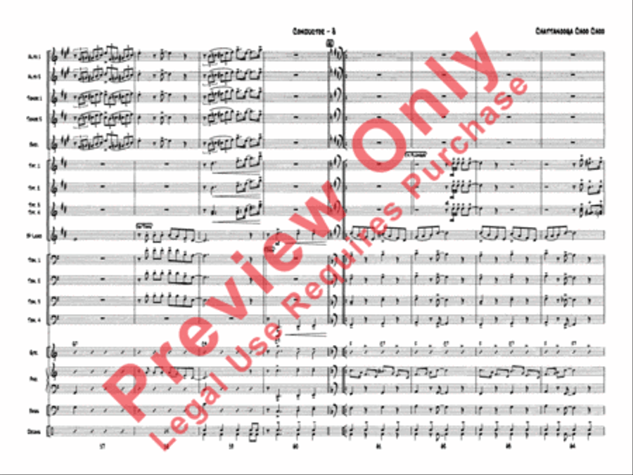 Chattanooga Choo Choo Chattanooga Choo Choo Jazz Ensemble scores gallery preview page 10